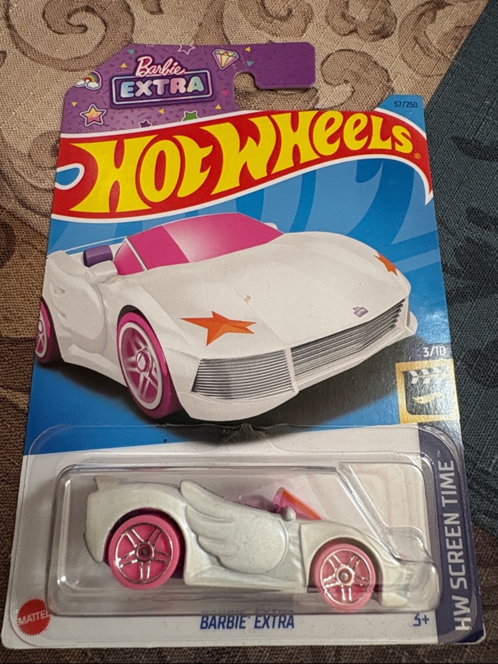 🛍️5/$20🛍️Hot Wheels Barbie Extra Winged Car